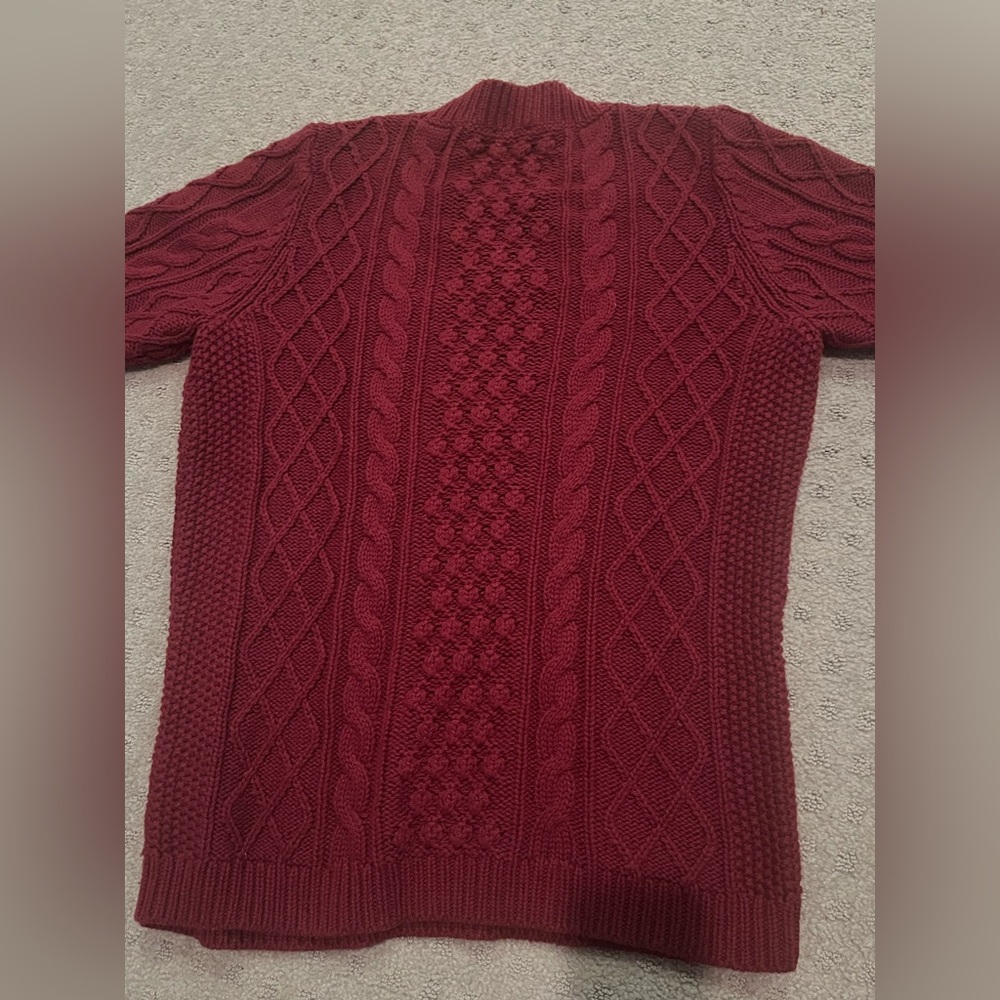 Talbots deep red sweater - Picture 6 of 7